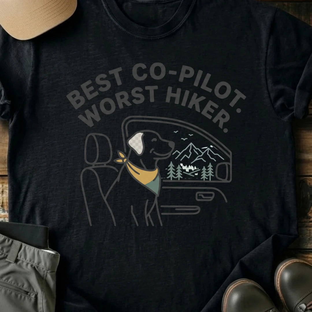 Printify T-Shirt Black / S Best Co-Pilot T-Shirt Best Co-Pilot T-Shirt