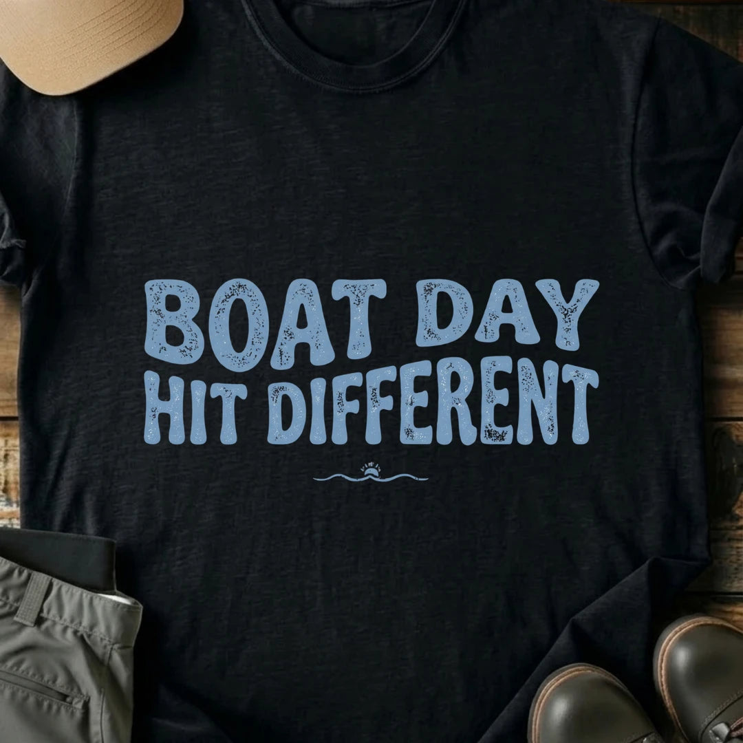 Printify T-Shirt Black / S Boat Day T-Shirt Boat Day T-Shirt