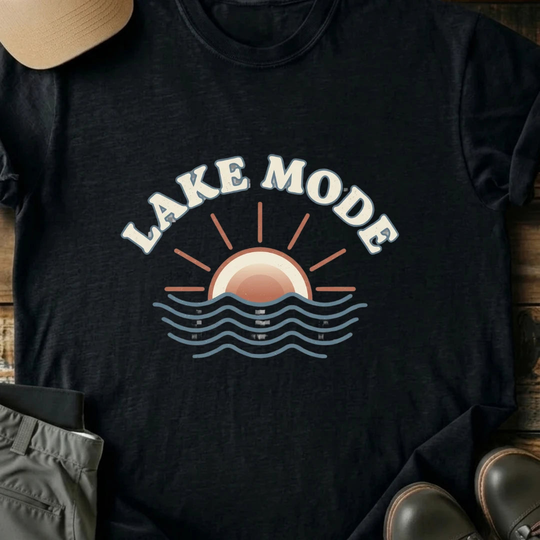 Printify T-Shirt Black / S Lake M Lake M