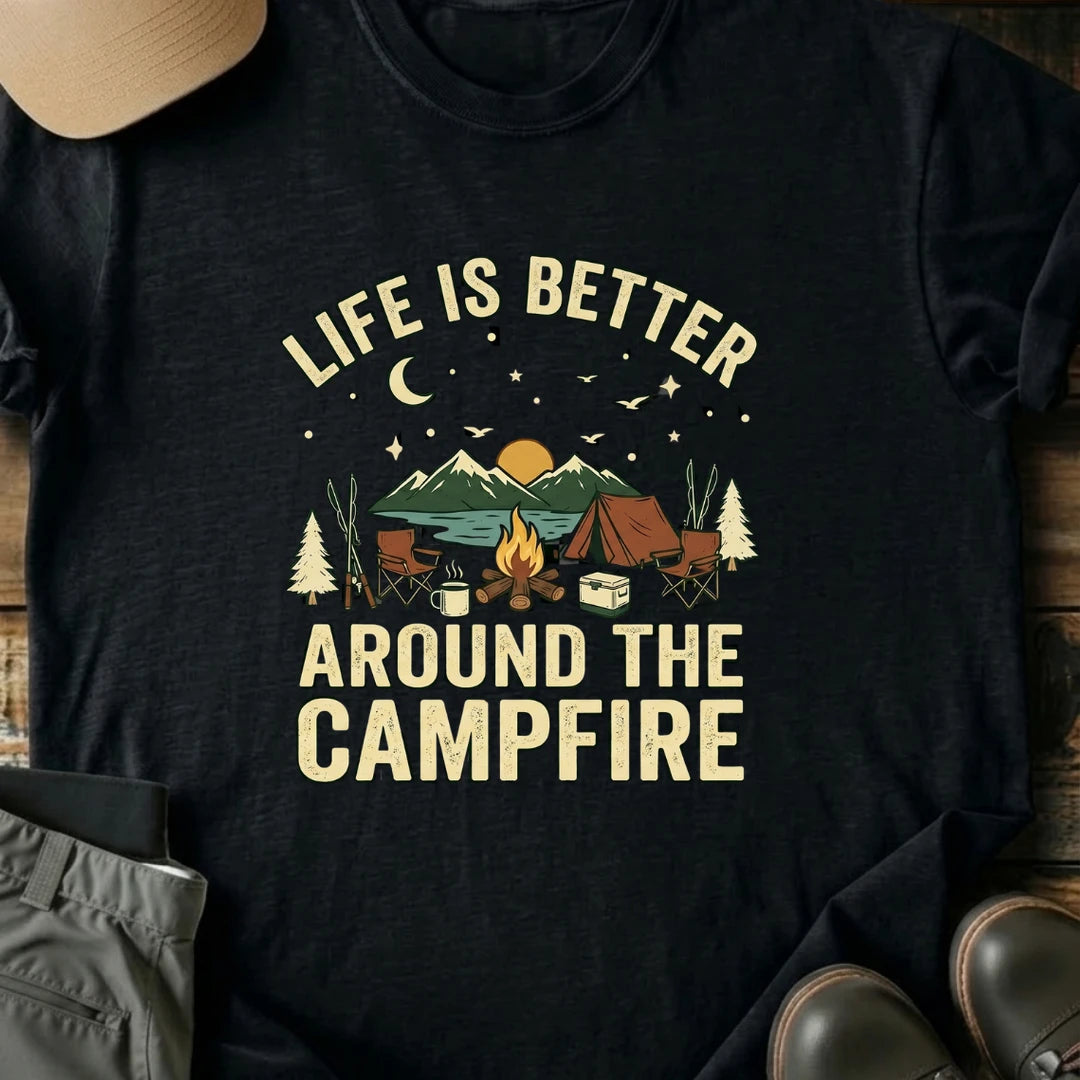 Printify T-Shirt Black / S Life Is Better T-Shirt Life Is Better T-Shirt