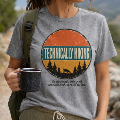 Printify T-Shirt Dog Needed A Sniff Break T-Shirt Dog Needed A Sniff Break T-Shirt