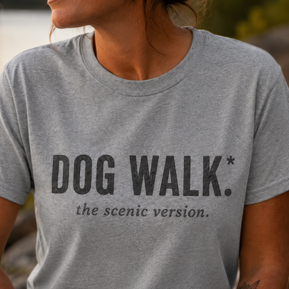 Printify T-Shirt Dog Walk T-Shirt Dog Walk T-Shirt