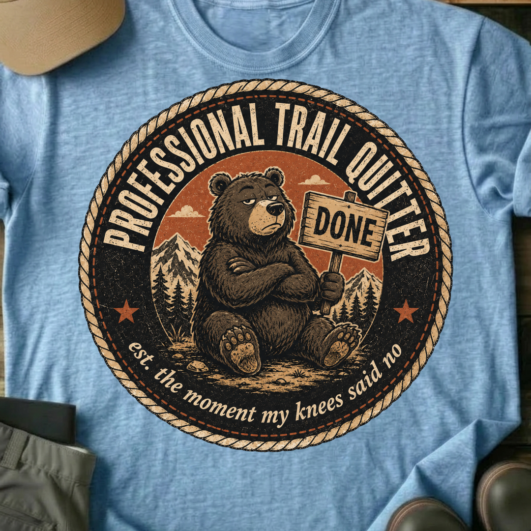 Printify T-Shirt Light Blue / S The Moment My Knee's Said No T-Shirt The Moment My Knee's Said No T-Shirt