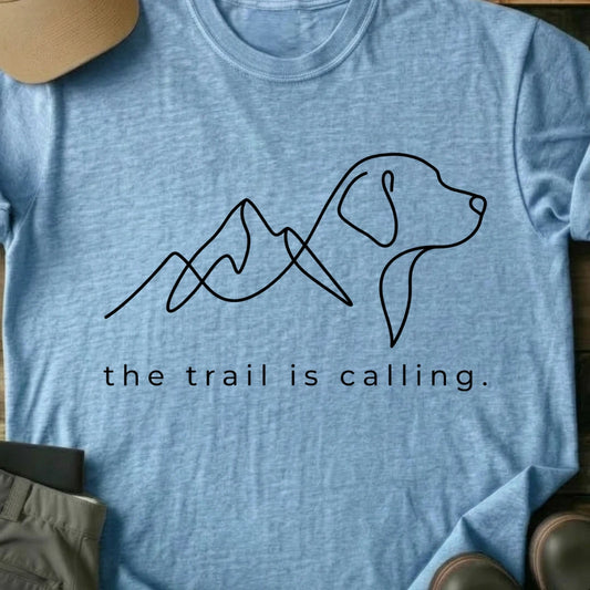 Printify T-Shirt Light Blue / S Trail Calling T-Shirt Trail Calling T-Shirt