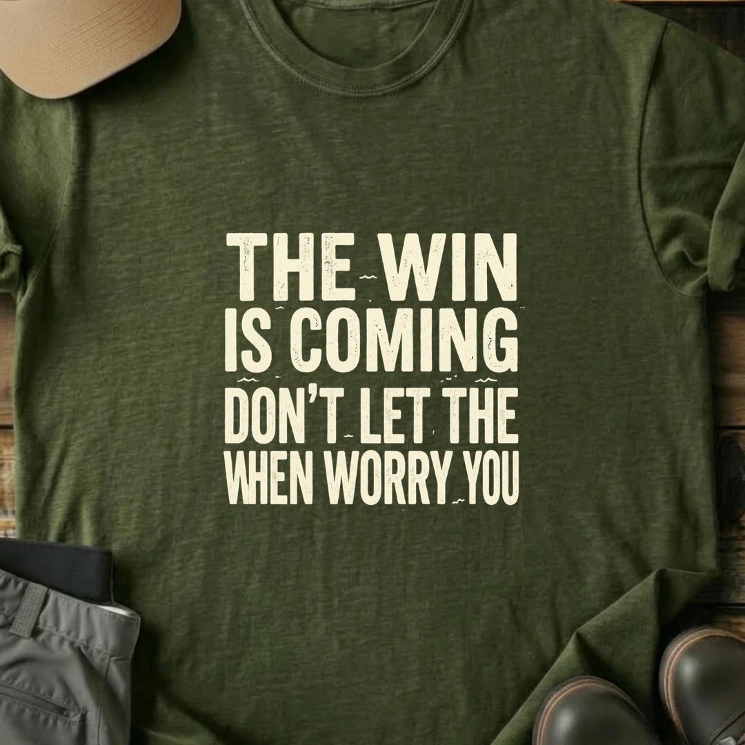 Printify T-Shirt Military Green / S The Win T-Shirt The Win T-Shirt