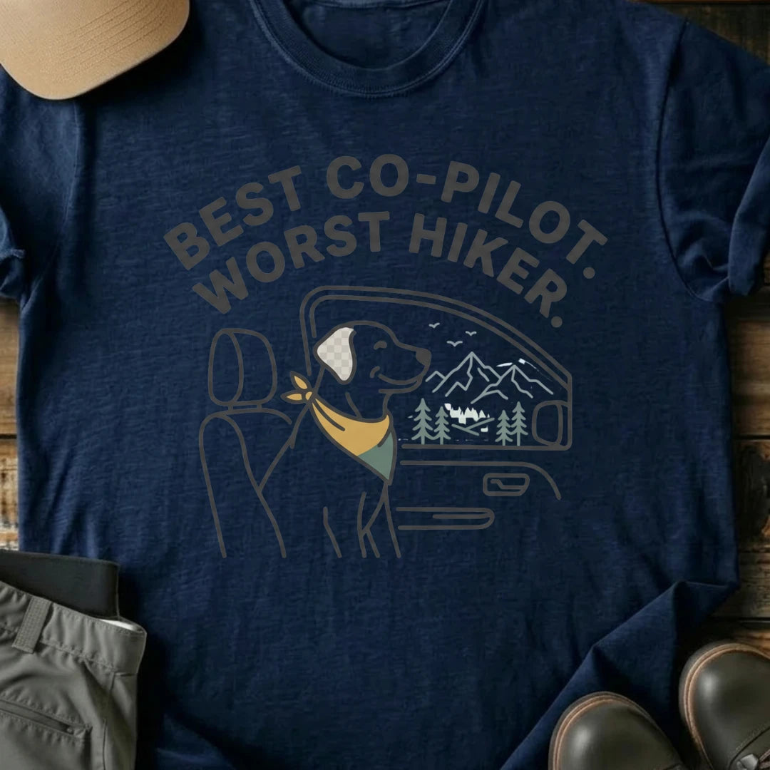 Printify T-Shirt Navy / S Best Co-Pilot T-Shirt Best Co-Pilot T-Shirt