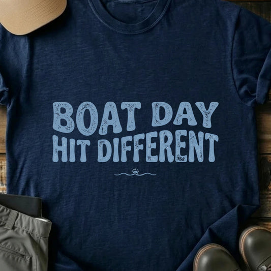 Printify T-Shirt Navy / S Boat Day T-Shirt Boat Day T-Shirt