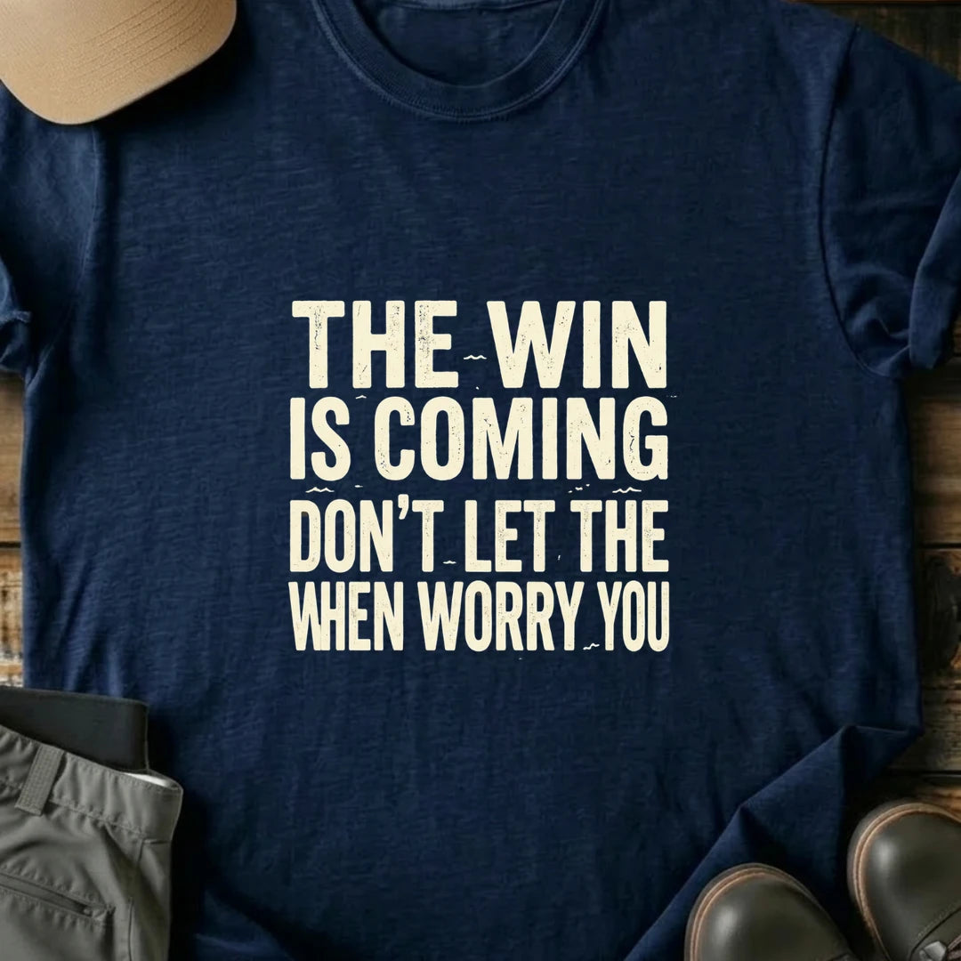 Printify T-Shirt Navy / S The Win T-Shirt The Win T-Shirt