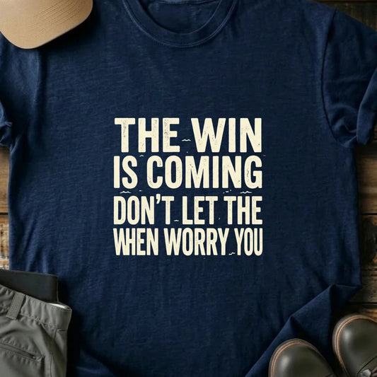 Printify T-Shirt Navy / S The Win T-Shirt The Win T-Shirt