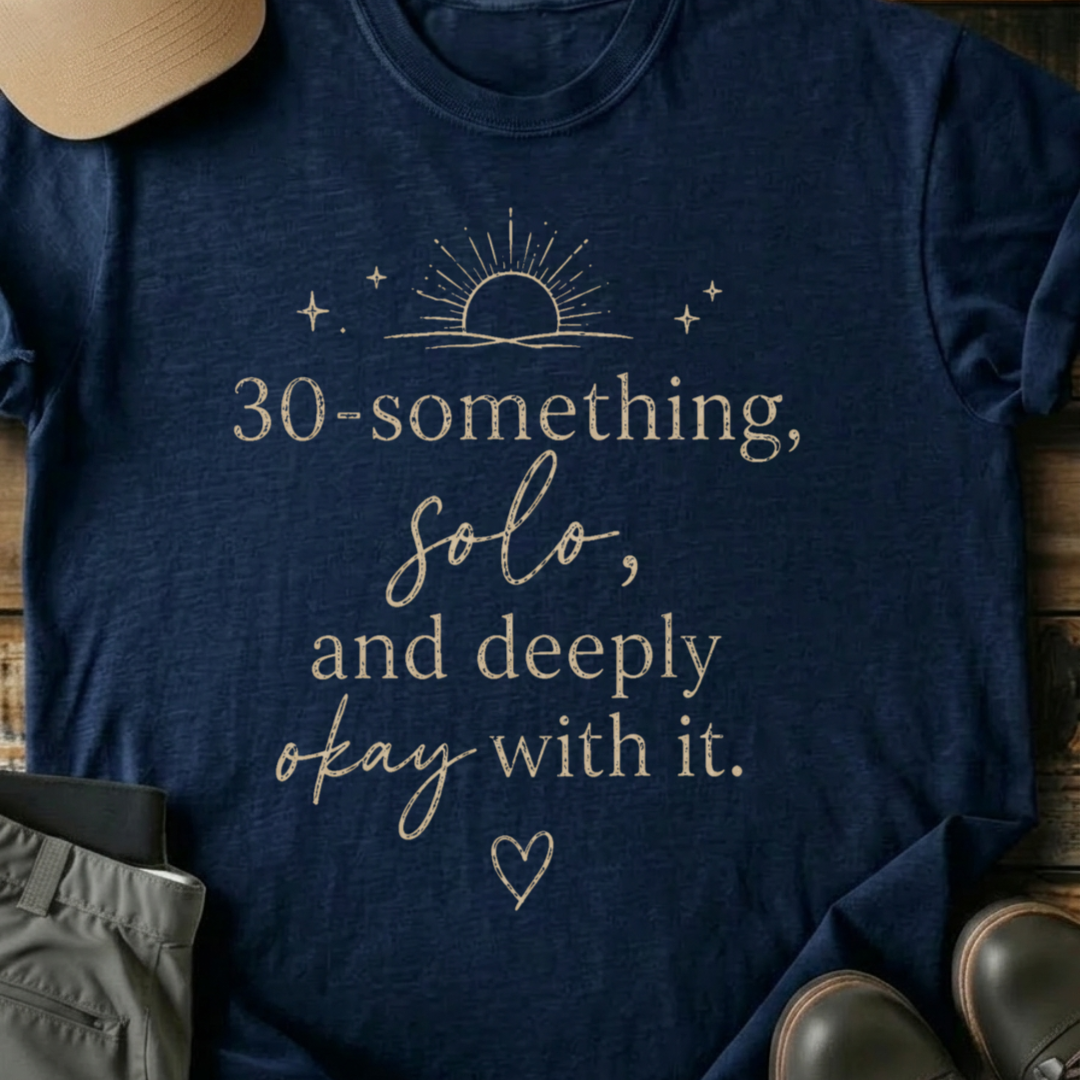 Printify T-Shirt Navy / XS Deeply Ok Wiith It Shirt Deeply Ok Wiith It Shirt