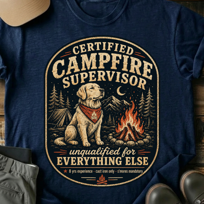 Printify T-Shirt Navy / XS Unqualified For Everything Else T-Shirt Unqualified For Everything Else T-Shirt