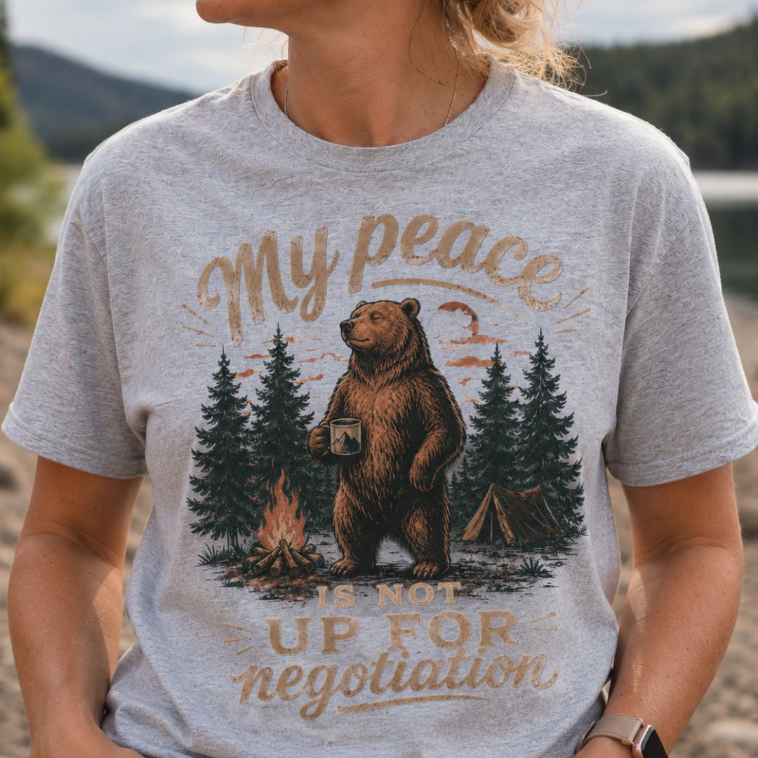 Printify T-Shirt Peace Not Up For Negotiation T-Shirt Peace Not Up For Negotiation T-Shirt