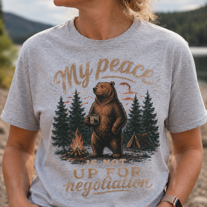 Printify T-Shirt Peace Not Up For Negotiation T-Shirt Peace Not Up For Negotiation T-Shirt