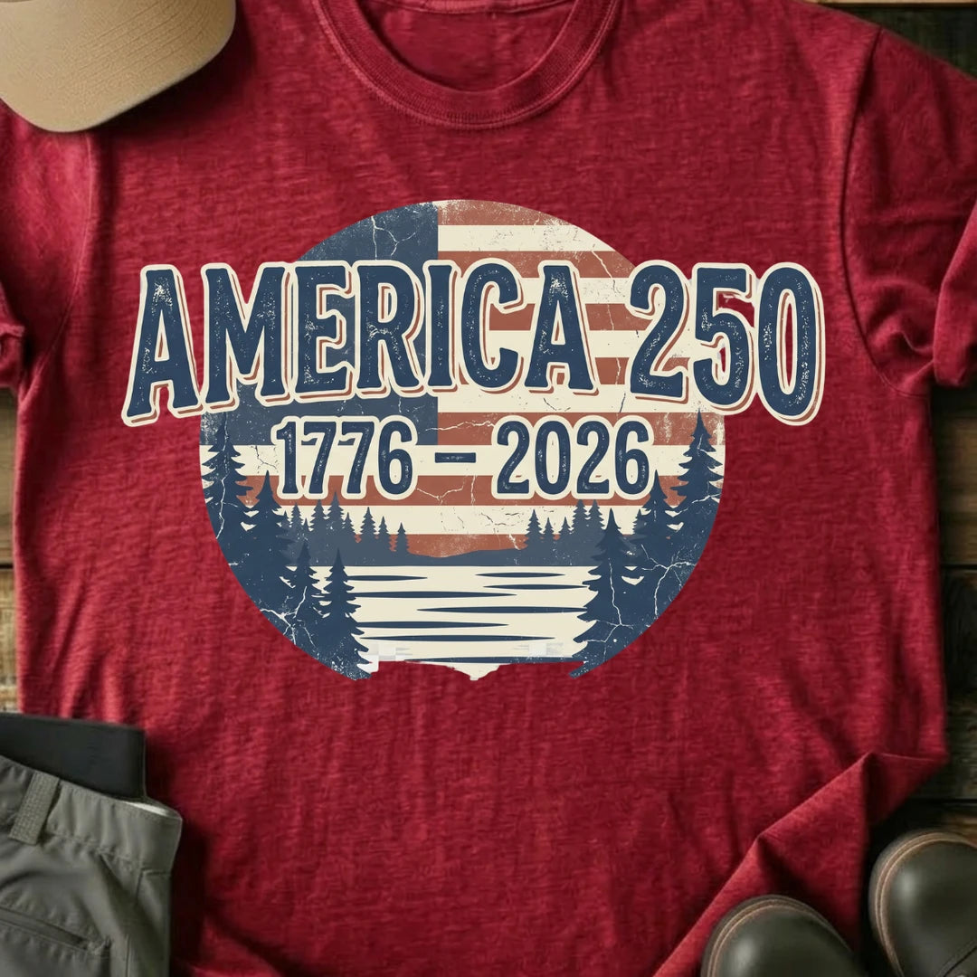 Printify T-Shirt Red / S America T-Shirt America T-Shirt
