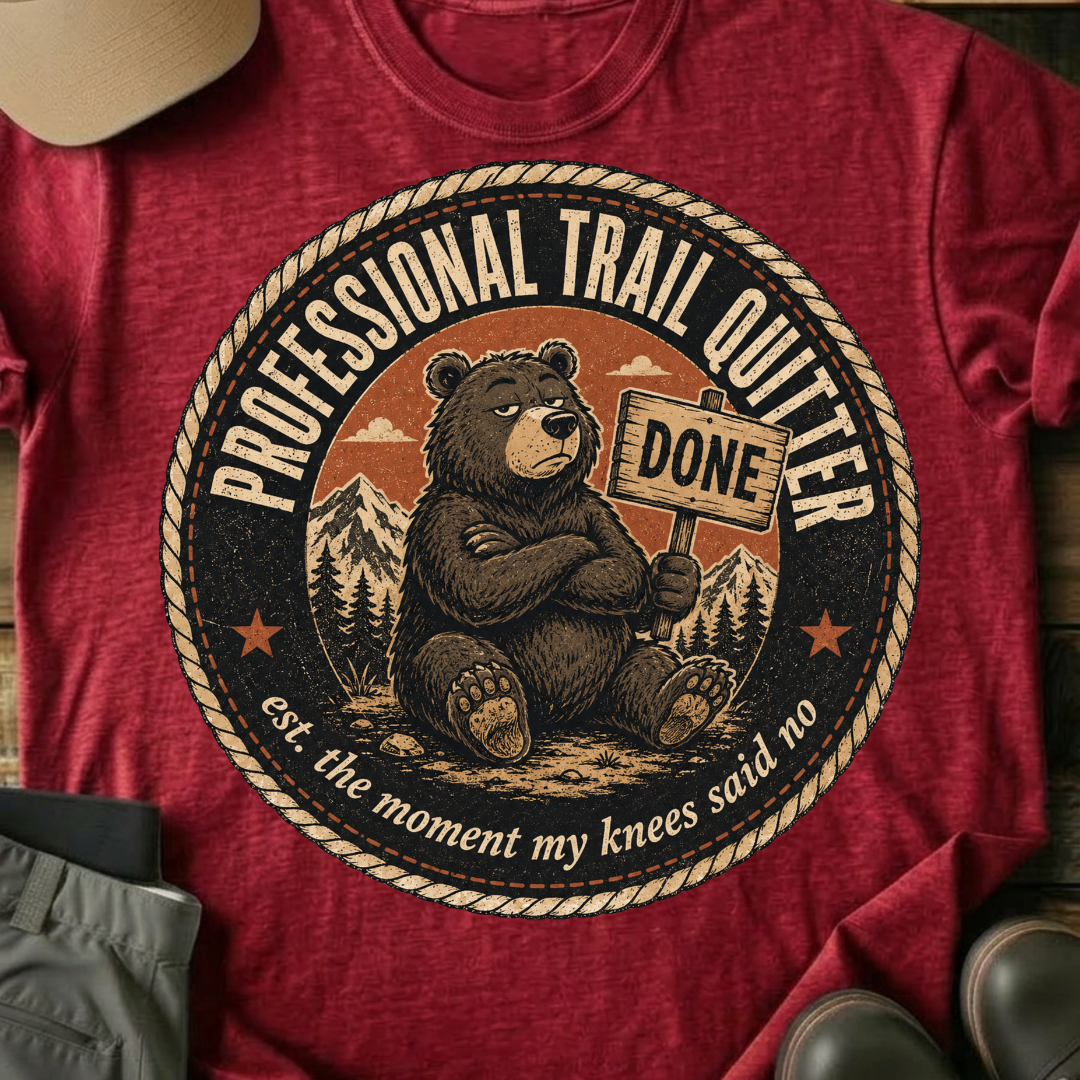 Printify T-Shirt Red / XS The Moment My Knee's Said No T-Shirt The Moment My Knee's Said No T-Shirt