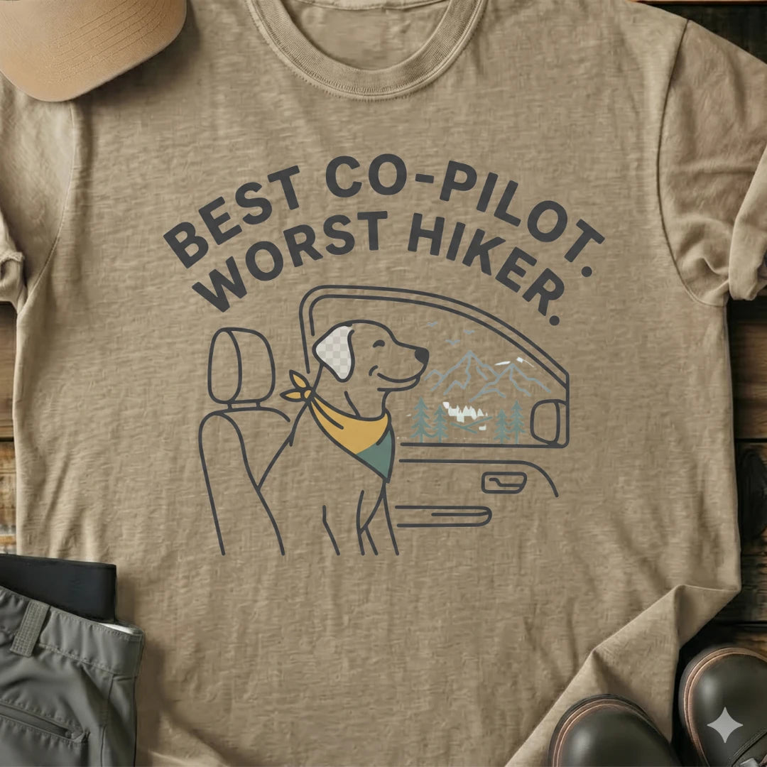 Printify T-Shirt Sand / S Best Co-Pilot T-Shirt Best Co-Pilot T-Shirt