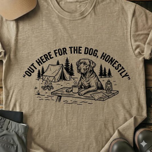 Printify T-Shirt Sand / S Out Here T-Shirt Out Here T-Shirt