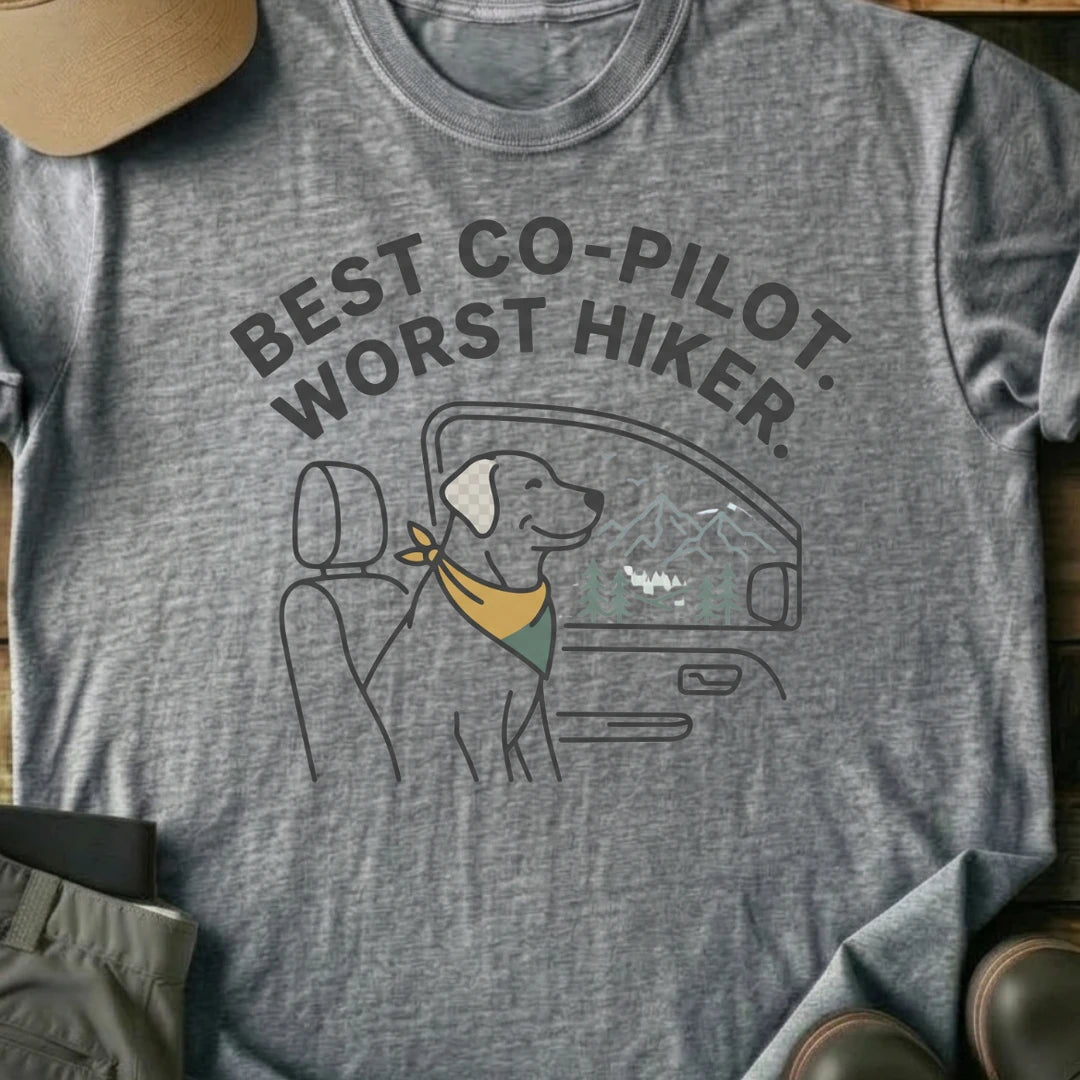 Printify T-Shirt Sport Grey / S Best Co-Pilot T-Shirt Best Co-Pilot T-Shirt
