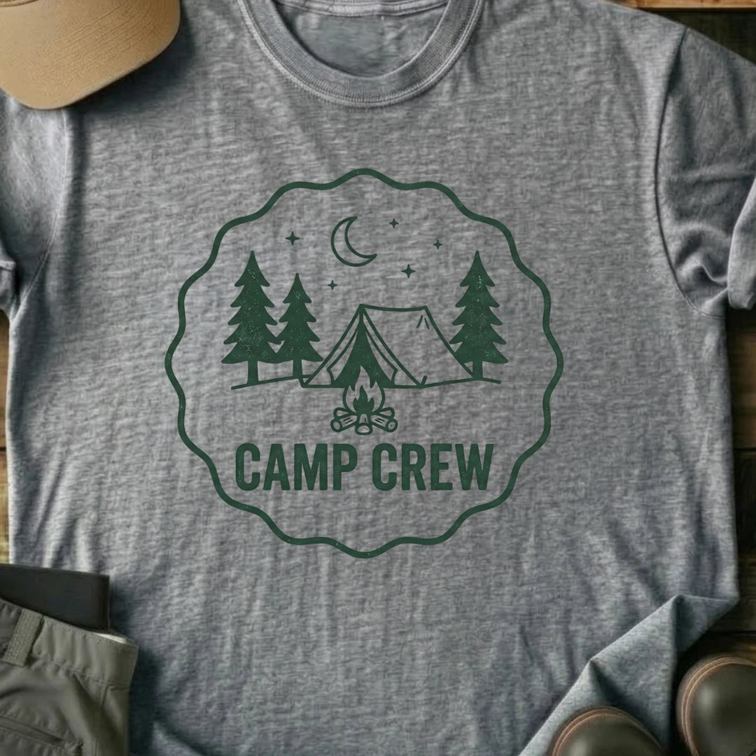 Printify T-Shirt Sport Grey / S Camp Crew T-Shirt Camp Crew T-Shirt