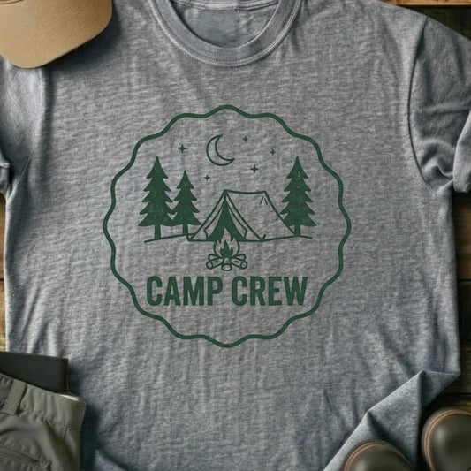 Printify T-Shirt Sport Grey / S Camp Crew T-Shirt Camp Crew T-Shirt