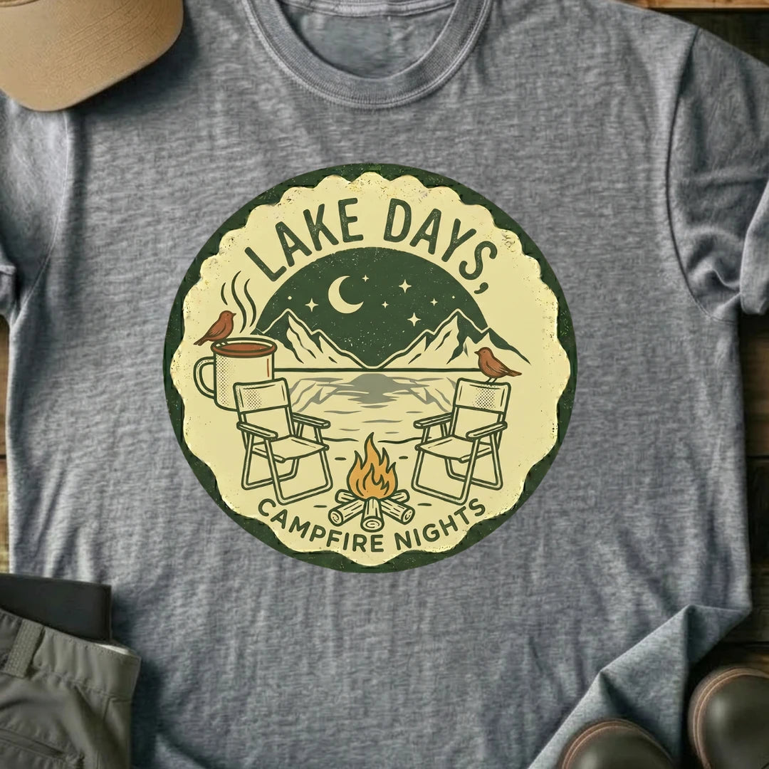 Printify T-Shirt Sport Grey / S Lake Days T-Shirt Lake Days T-Shirt
