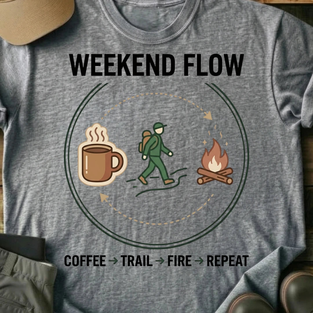 Printify T-Shirt Sport Grey / S weekend flow circle weekend flow circle