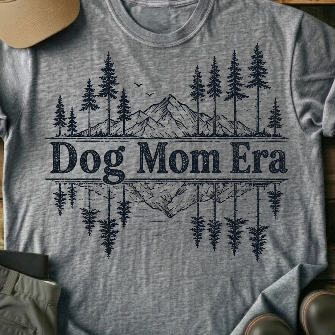 Printify T-Shirt Sport Grey / XS Dog Mom Era T-Shirt Dog Mom Era T-Shirt