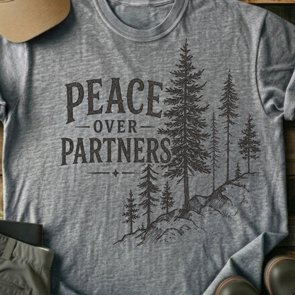 Printify T-Shirt Sport Grey / XS Peace Over Partners T-Shirt Peace Over Partners T-Shirt