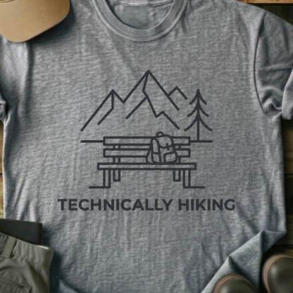 Printify T-Shirt Sport Grey / XS Technically Hiking T-Shirt Technically Hiking T-Shirt
