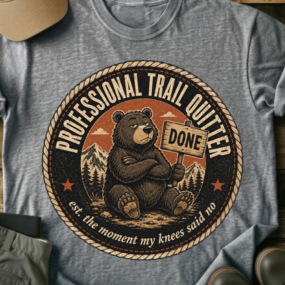 Printify T-Shirt Sport Grey / XS The Moment My Knee's Said No T-Shirt The Moment My Knee's Said No T-Shirt