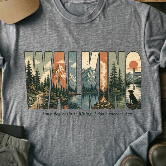Printify T-Shirt Sport Grey / XS WALKING T-Shirt WALKING T-Shirt