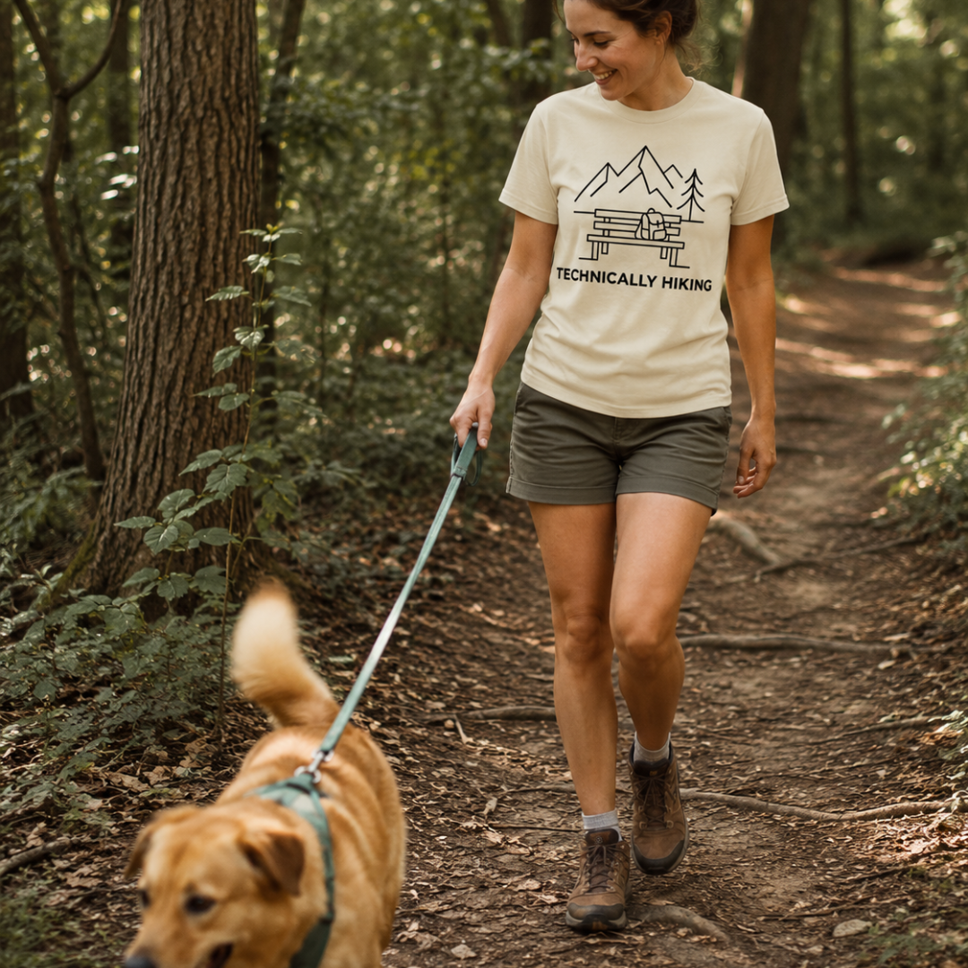 Printify T-Shirt Technically Hiking T-Shirt Technically Hiking T-Shirt