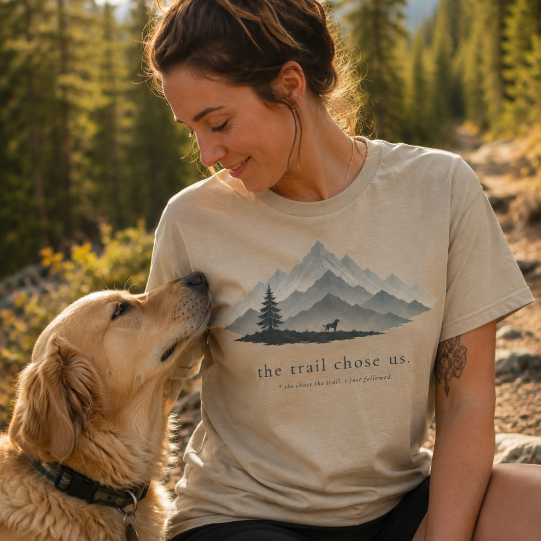 Printify T-Shirt The Trail Choose Us T-Shirt The Trail Choose Us T-Shirt