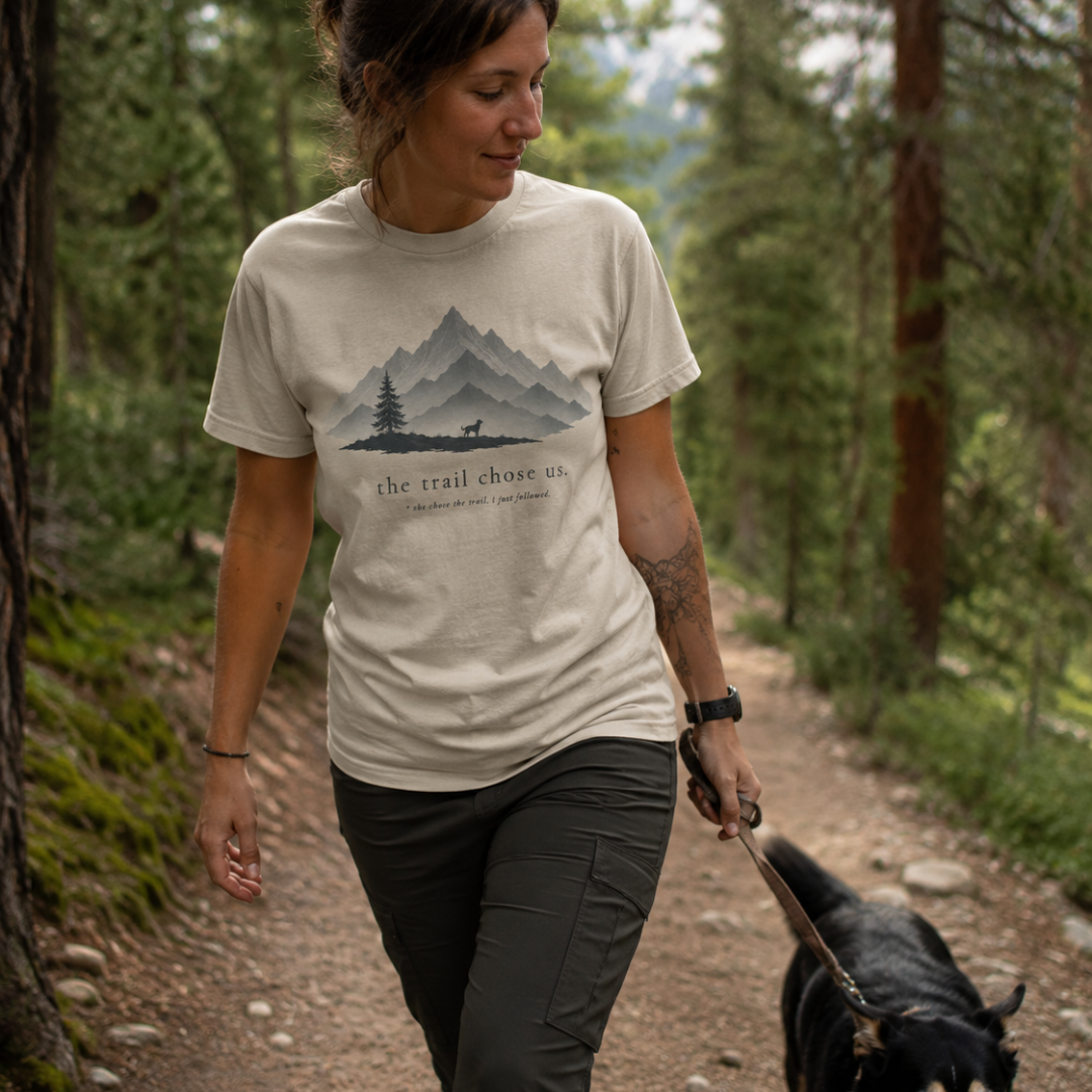Printify T-Shirt The Trail Chose Us T-Shirt The Trail Chose Us T-Shirt